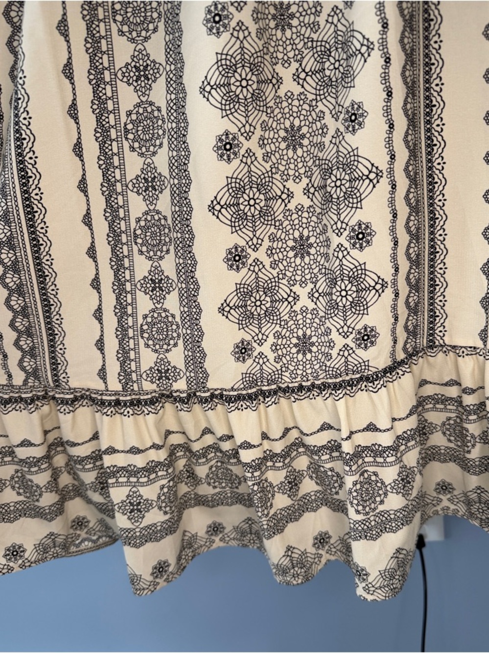 Ces Femme Jillian Bohemian Square Neck Mini Dress - Picture 11 of 14